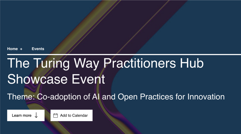 The Turing Way Practitioners Hub Showcase Event, Panel, “Demystifying the benefit of AI and Open Source for SMEs”,  London