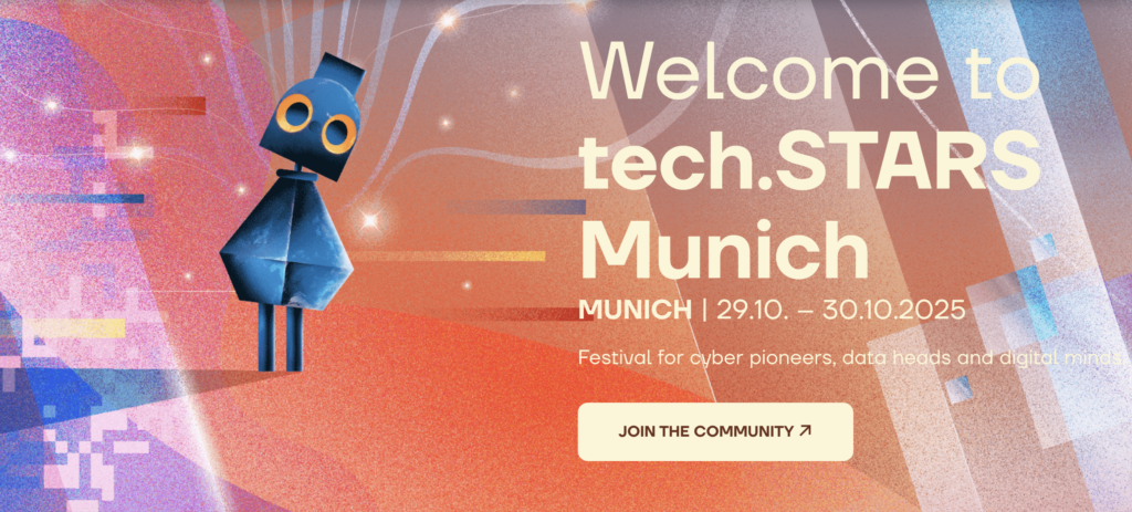 29 – 30 October 2025, tech*STARS, Keynote Speaker, Munich