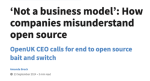 Computing reports ‘Not a business model’: How companies misunderstand open source