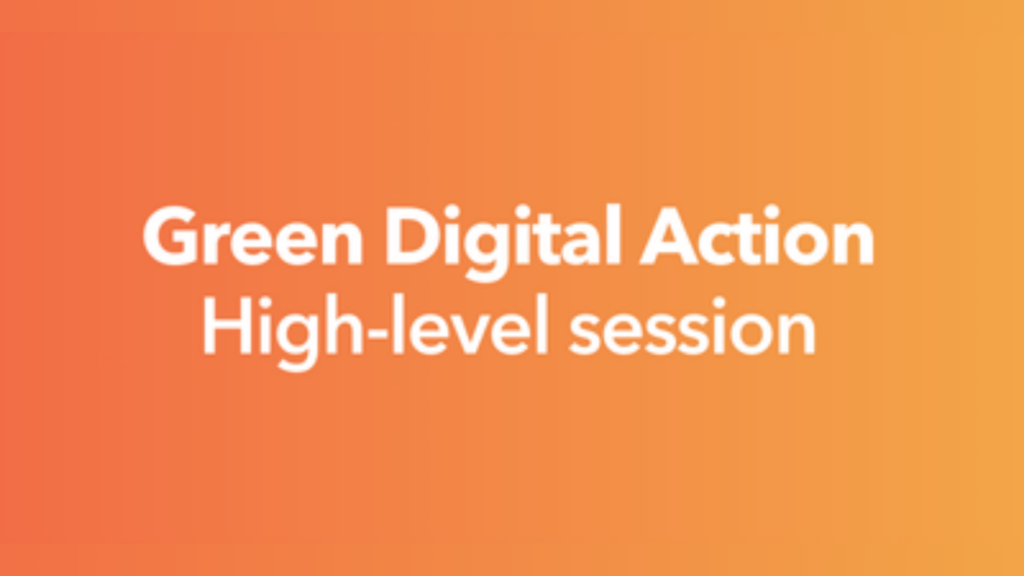 16 November 2024, Green Digital Action Roundtable, COP29, Baku