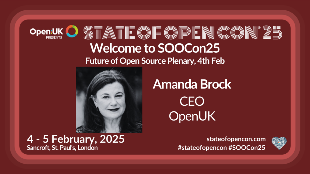 State of Open Con 25, Multiple Talks, London