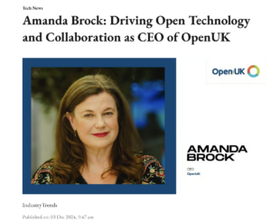 Amanda Brock’s career as one of the globally most experienced individuals in open source policy celebrates in Analytics Insights on 5th Anniversary of her role as CEO at OpenUK