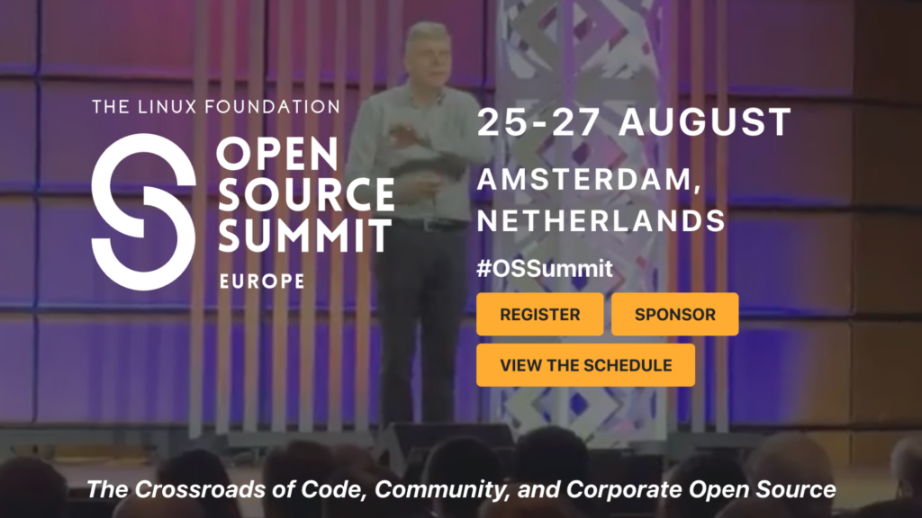 25-27 August, Open Source Summit Europe 2025, Panel, “Prepare for the CRA: Open Source Governance in the Age of Cyber Resilience”, Amsterdam