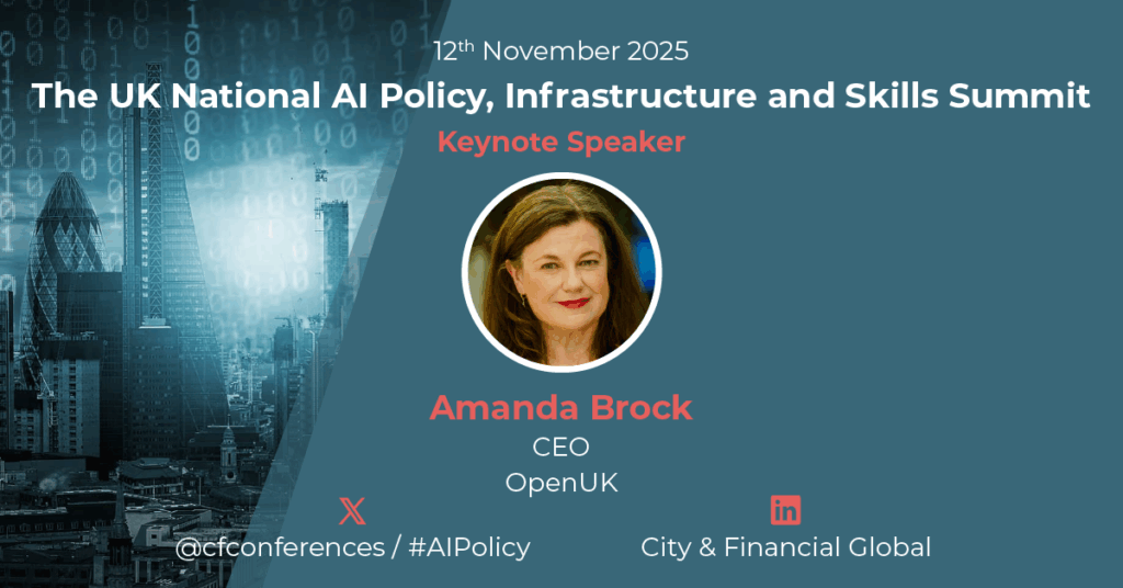 12 November, The UK National AI Policy, Infrastructure and Skills Summit, Keynote, London