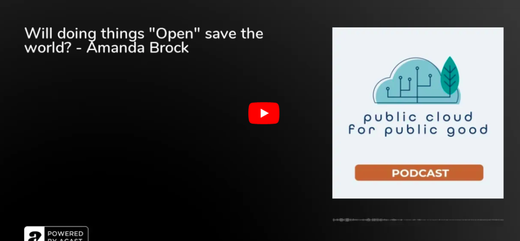 Will doing things “Open” save the world? – Amanda Brock