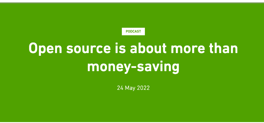 BCS podcast talks to Amanda Brock CEO on Open Source being more than money-saving