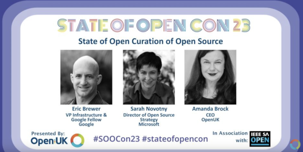 State of Open Con 23, Panel, State of Open Curation of Open Source, London
