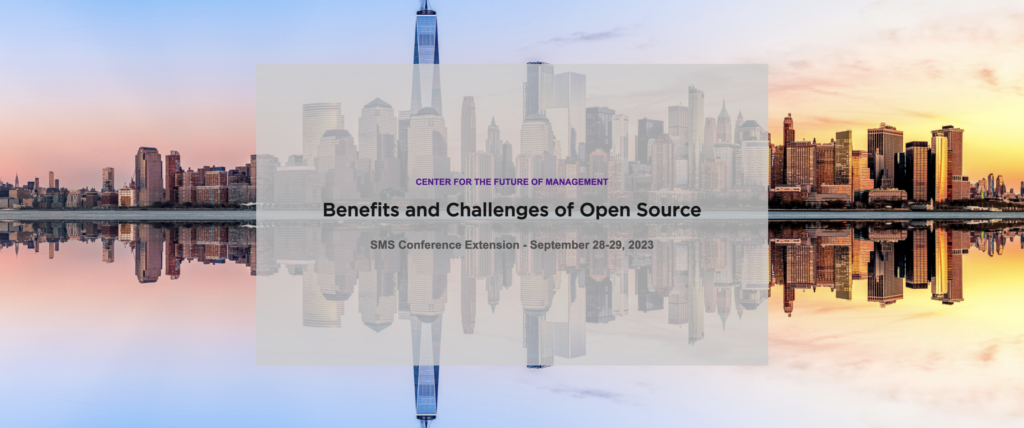 29 Sep 2023, NYU Stern School of Business – Benefits and Challenges of Open Source, Panel, “Human Capital and Open Source”, New York