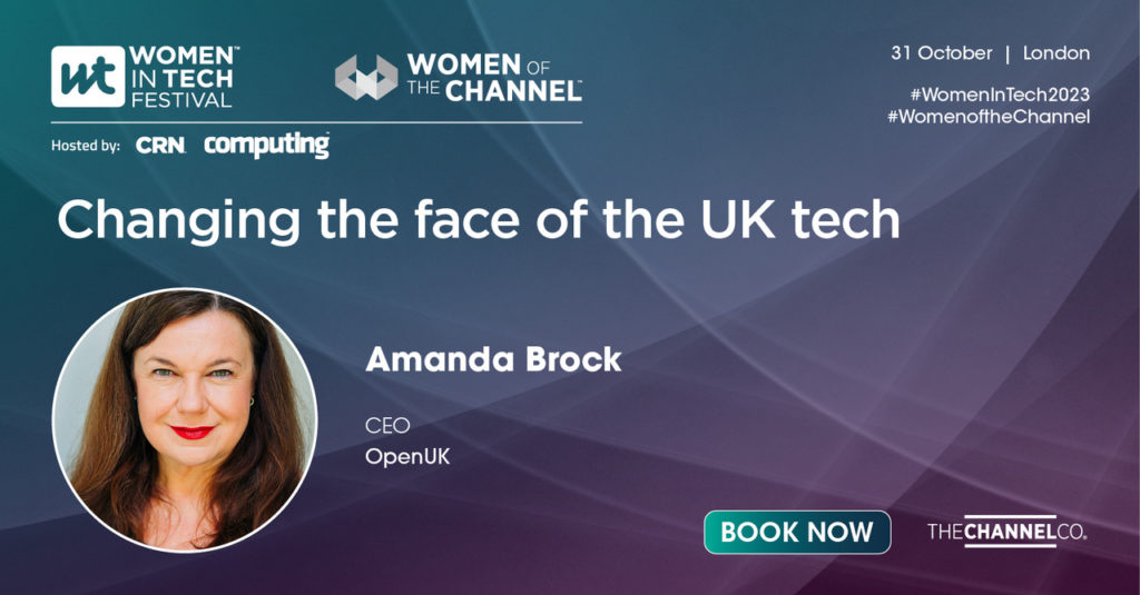 31 Oct 2023, Women In Tech Festival, Talk, “Changing the face of the UK Tech”, London