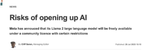ComputerWeekly reports Risks of opening up AI