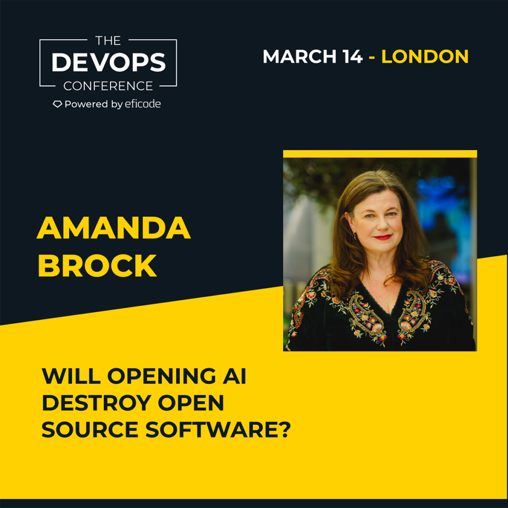 14 March 2024, “Will Opening AI destroy Open Source Software?”, Talk, The DEVOPS Conference – Global, London